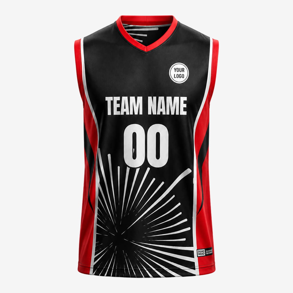 Starburst – Custom Basketball Uniform with Player Names