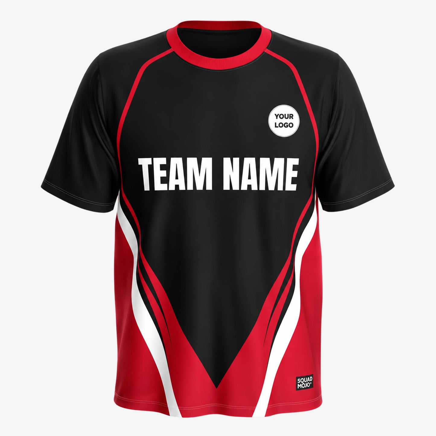 Crimson Edge – Personalized Volleyball Team Uniform