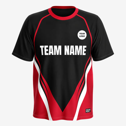 Crimson Edge – Personalized Soccer Team Uniform