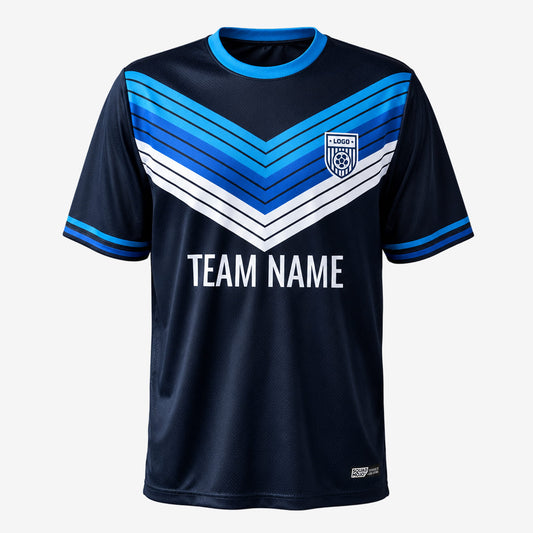 Blue Vanguard – Custom Sublimated Soccer Jersey and Shorts Set