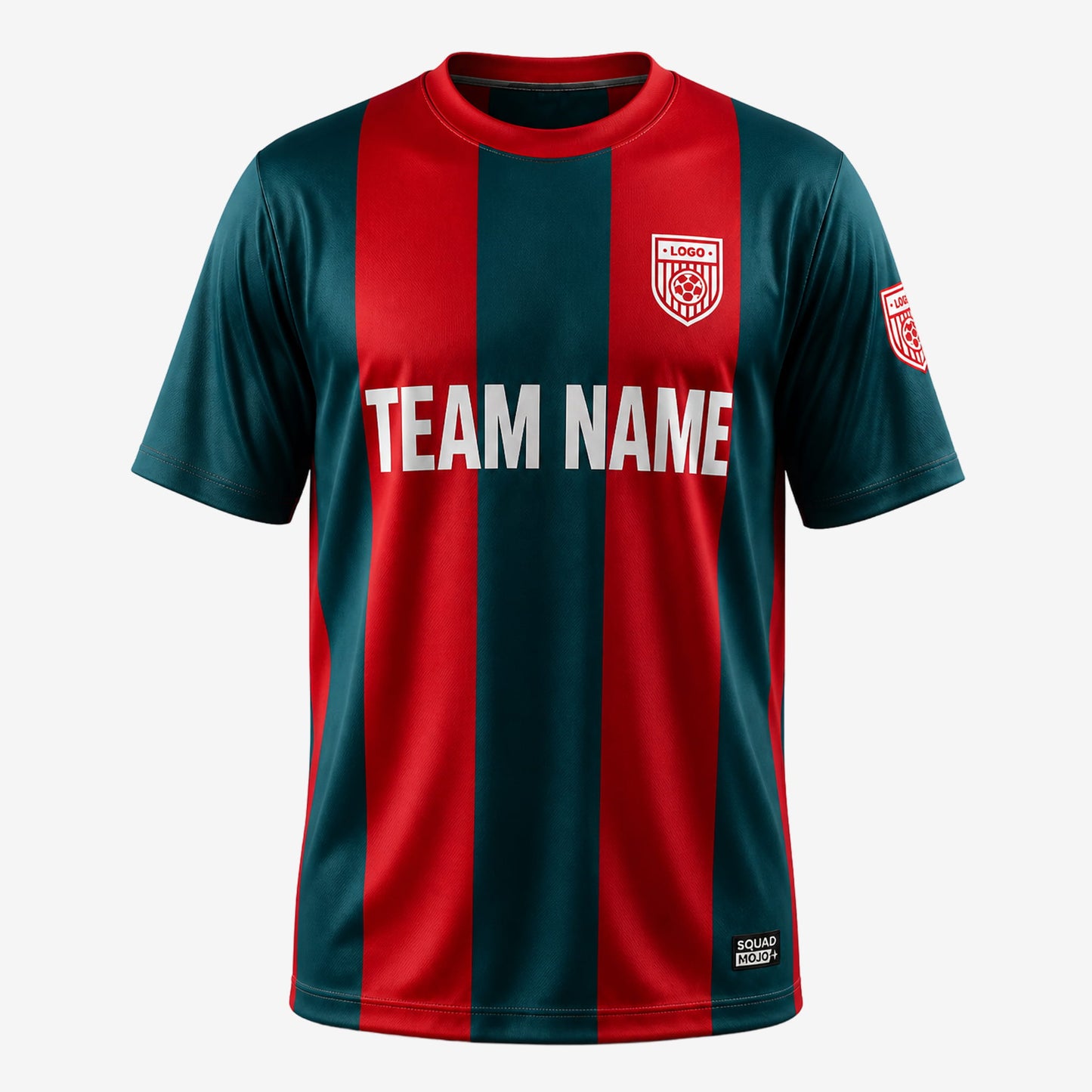 Royal Stripes – Sublimated Soccer Jersey & Shorts Set