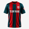 Royal Stripes – Sublimated Soccer Jersey & Shorts Set