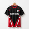 Crimson Edge – Personalized Soccer Team Uniform