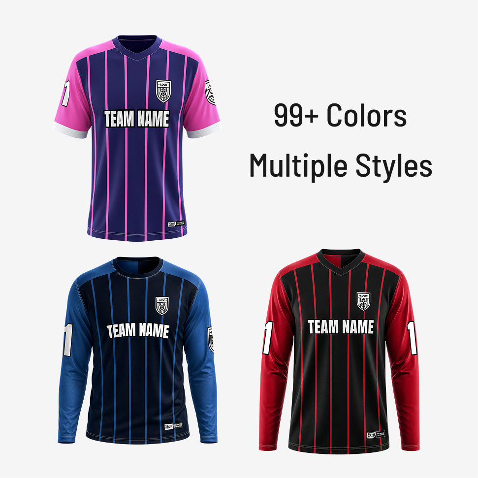 Classic Stripe – Soccer Uniform Set